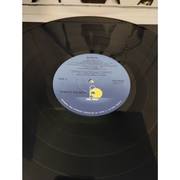Robert Palmer Secrets Vinyl Record Island 1979 ILPS9544 - Picture 3 of 6